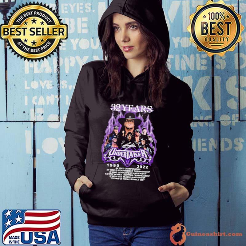 32 Years 1990 2022 Undertaker Shirt Hoodie