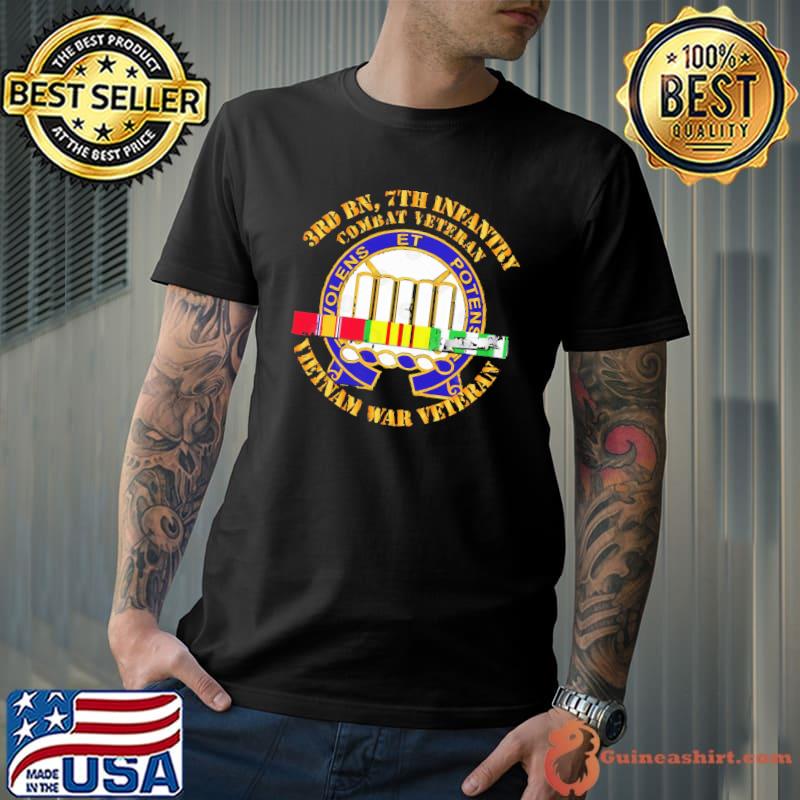 3rd bn 7th infantry Vietnam vet veteran dad classicshirt