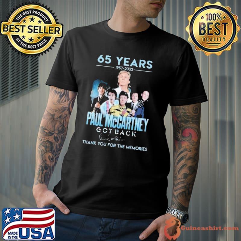 65 Years 1957 2022 Paul McCartney Got Back Shirt