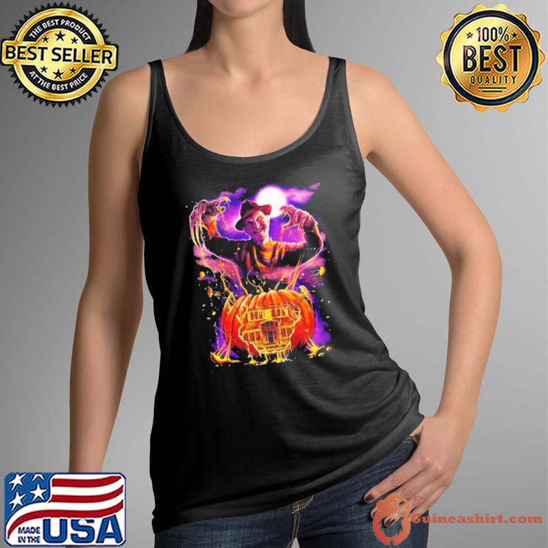 A nightmare on elm streetfreddy krueger horror movie art halloween trending s Tank Top