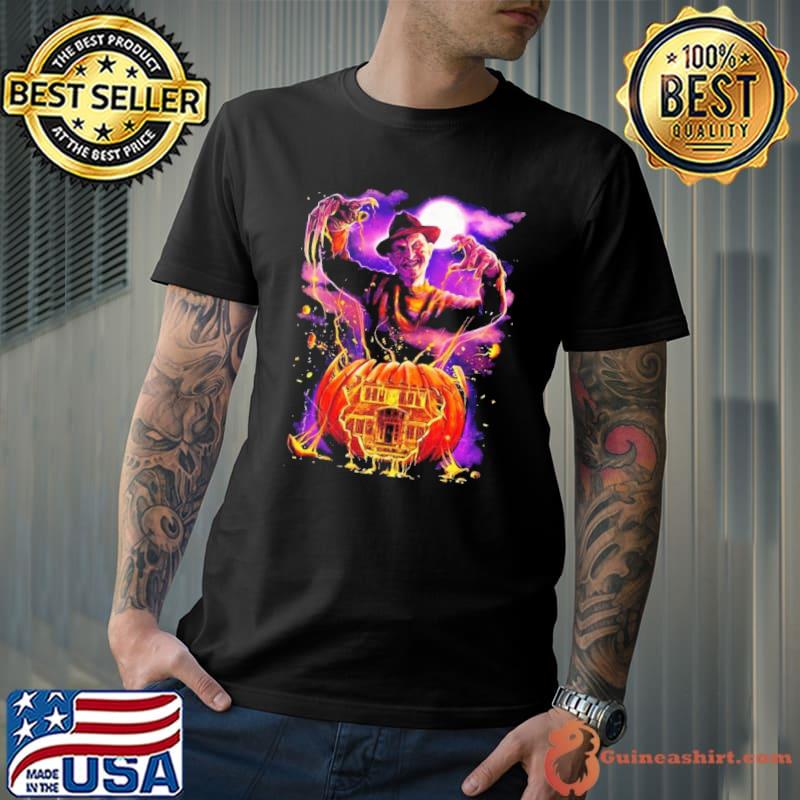 A nightmare on elm streetfreddy krueger horror movie art halloween trending shirt