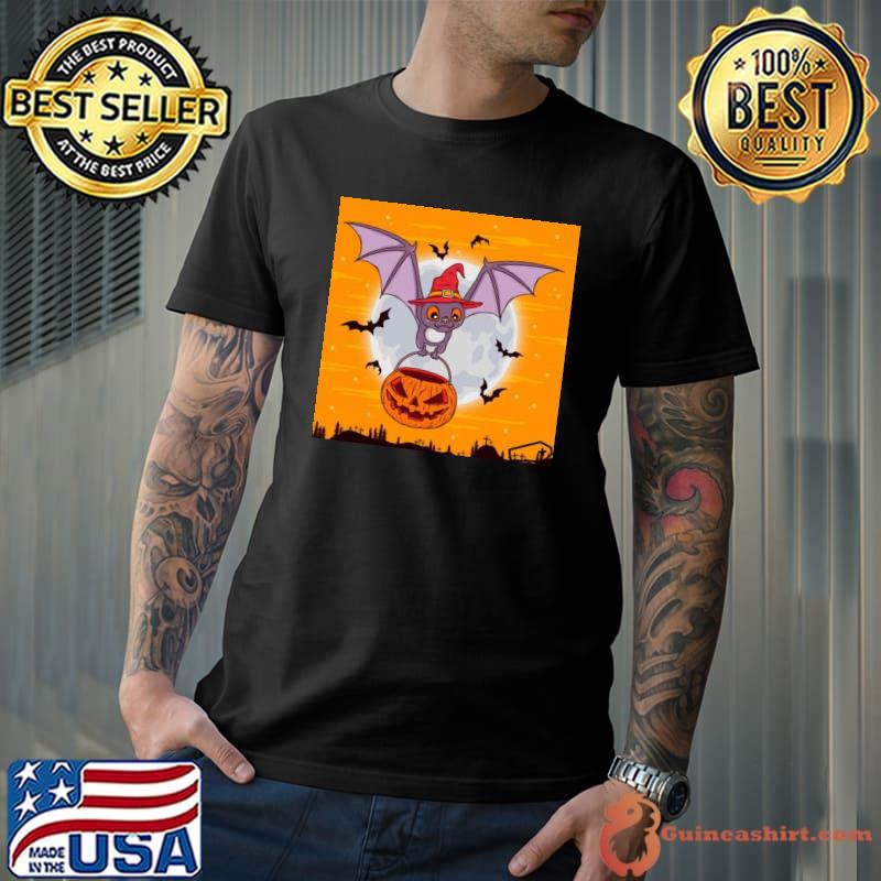 A pumkin bat horror nights halloween trending shirt