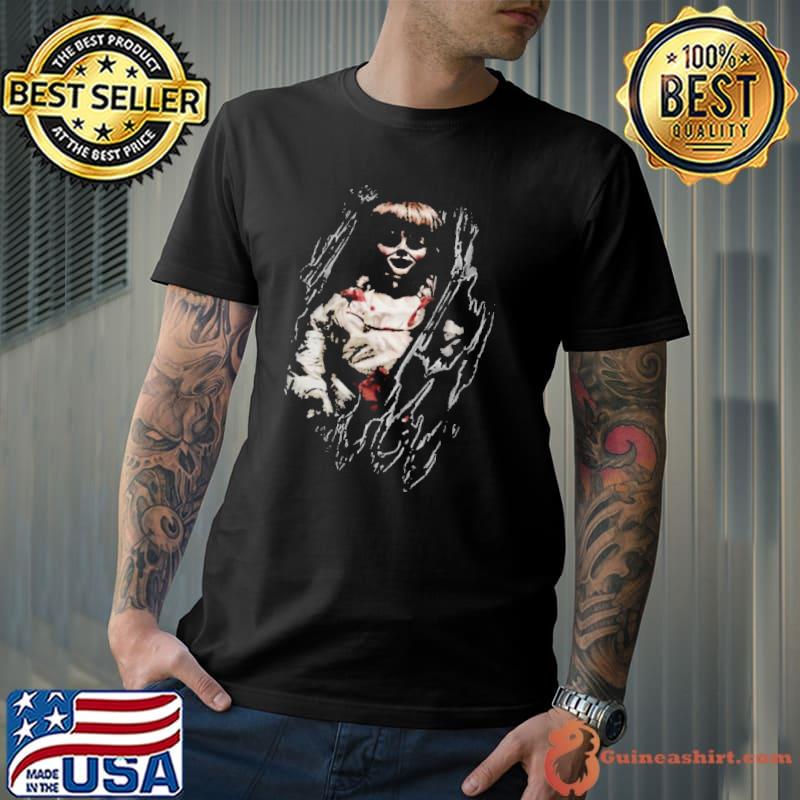 Annabelle inside me halloween trending shirt