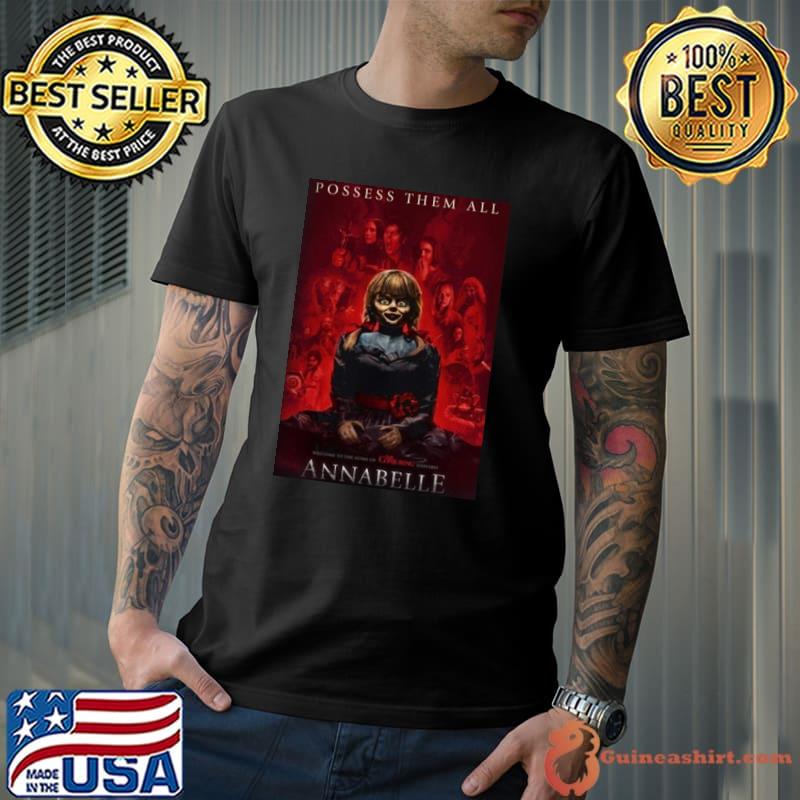 Annabelle possess them all for halloween trending shirt