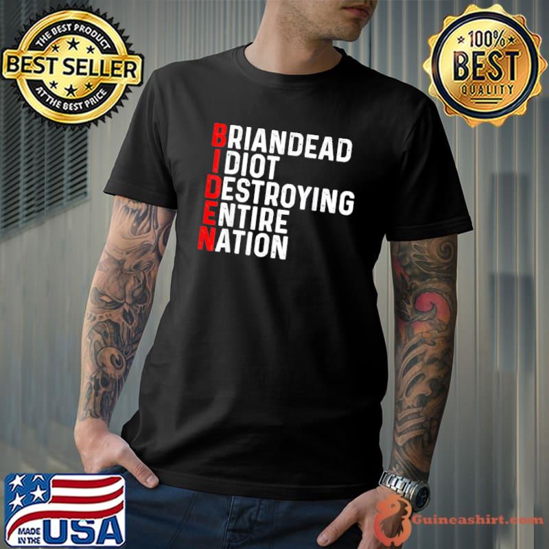 AntI president Joe Biden idiot support Trump 2024 election shirt