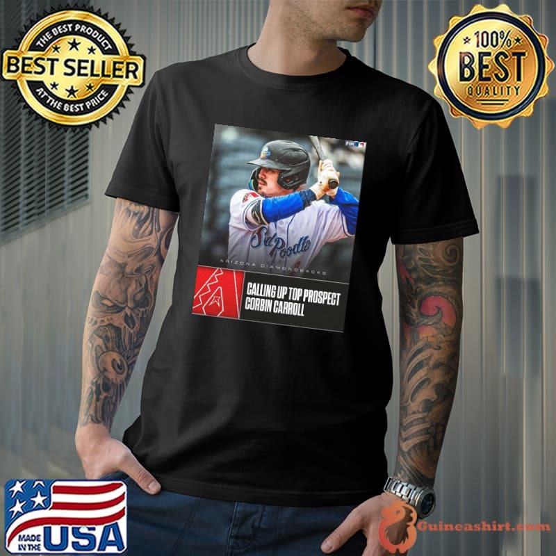 Arizona diamondbacks calling up top prospect corbin carroll sport shirt