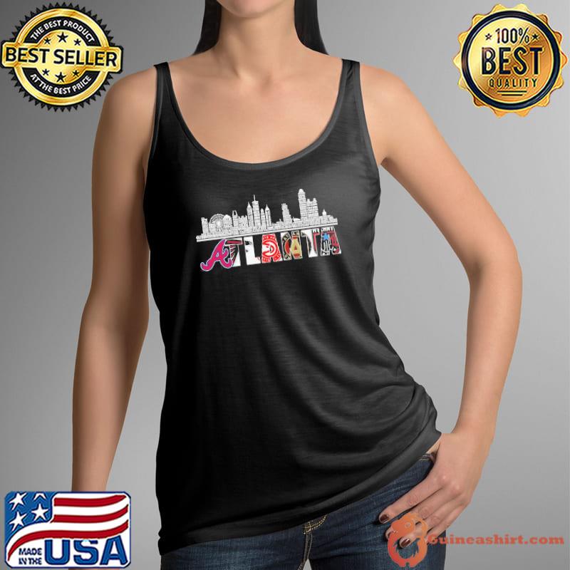 Atlanta Braves United Falcons Hawks Shirt Tank Top
