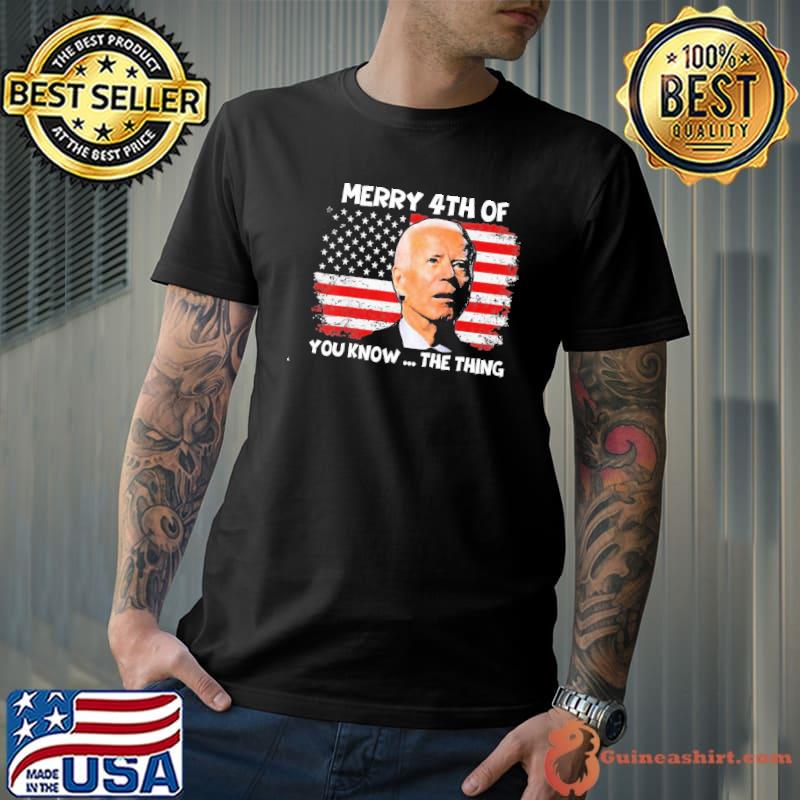 Biden halloween Biden dazed merry 4th of you know the thing shirt