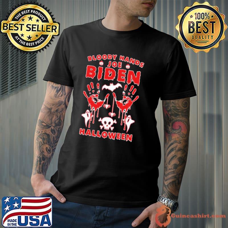 Biden halloween bloody hands Joe Biden halloween shirt