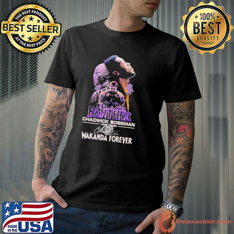 Black Panther Chadwick Boseman Wakanda Forever Shirt