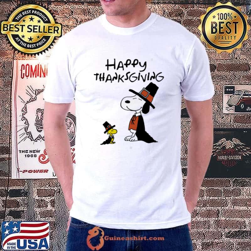 Charlie brown Snoopy happy thanksgiving graphic Peanuts thanksgiving shirt