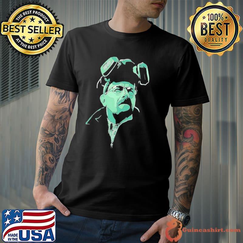 Cool face art breaking bad heisenberg classic shirt