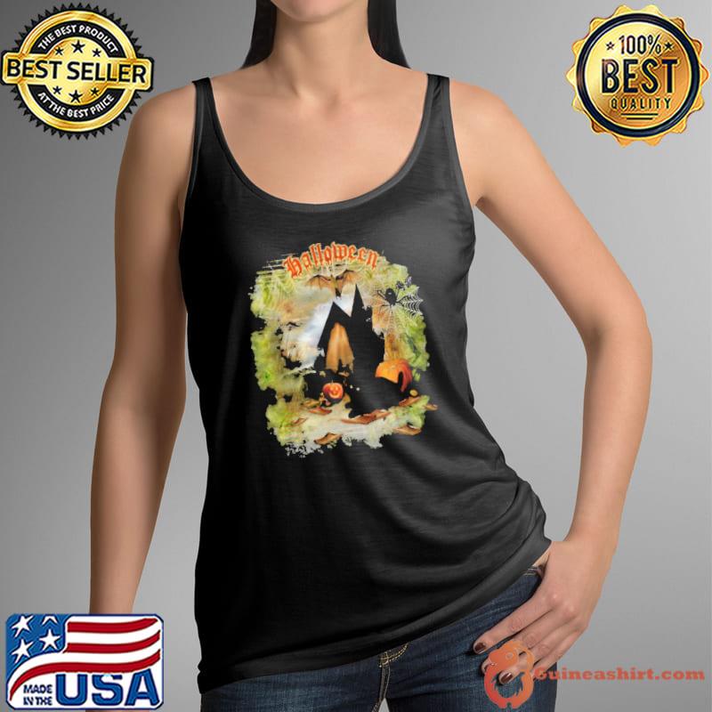Cute cat halloween cat happy halloween thanksgiving classic s Tank Top