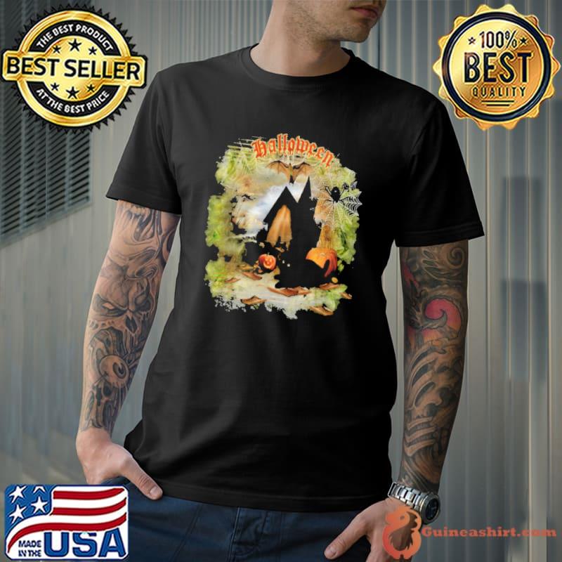 Cute cat halloween cat happy halloween thanksgiving classic shirt