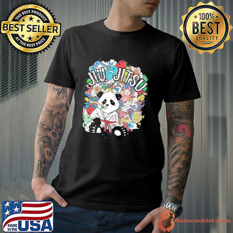 Cute jiu jitsu panda shirt