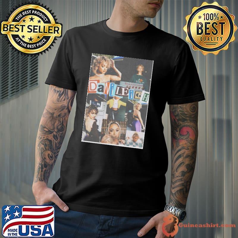 Danileigh collage retro illustration shirt