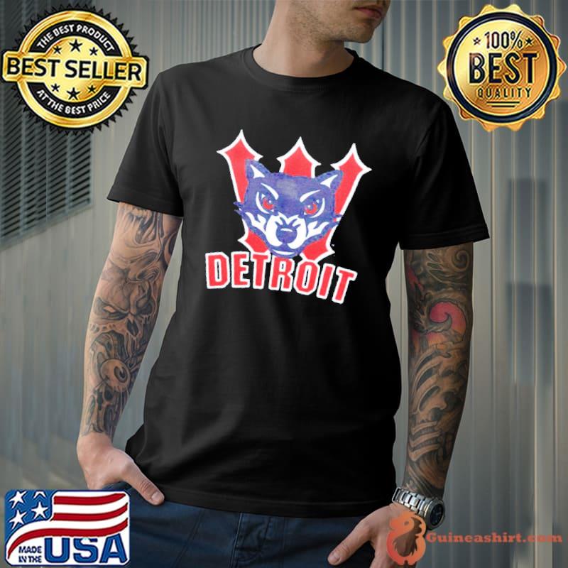 Detroit wolves logo classic shirt