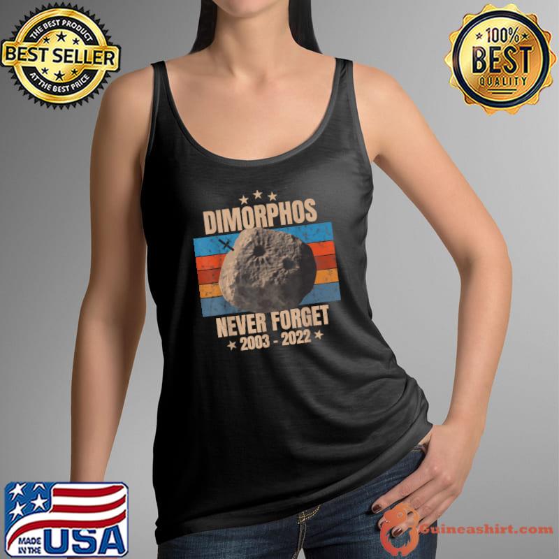 Dimorphos Never Forget 2003 2022 Crash It Good Dart Mission Vintage T-Shirt Tank Top