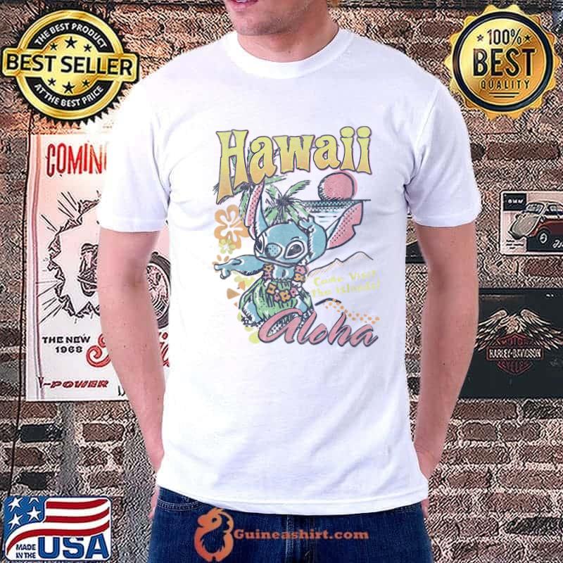 Disney Lilo & Stitch Hawaii Aloha Come Visit the Islands T-Shirt