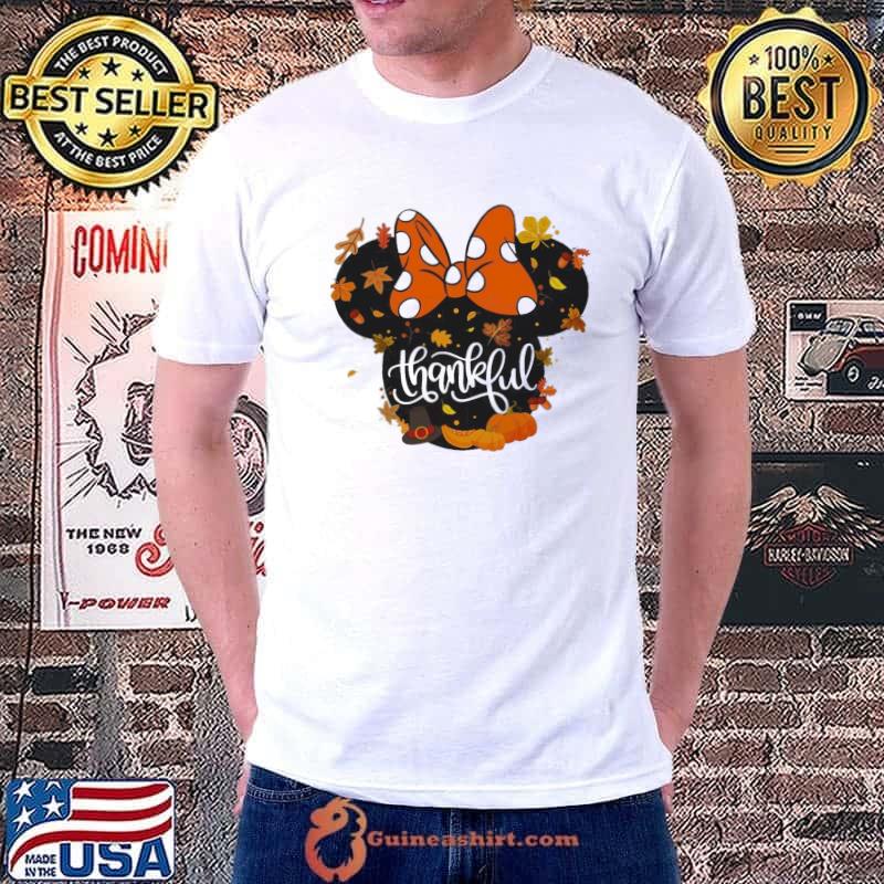 Disney thanksgiving mickey minnie fall matching shirt