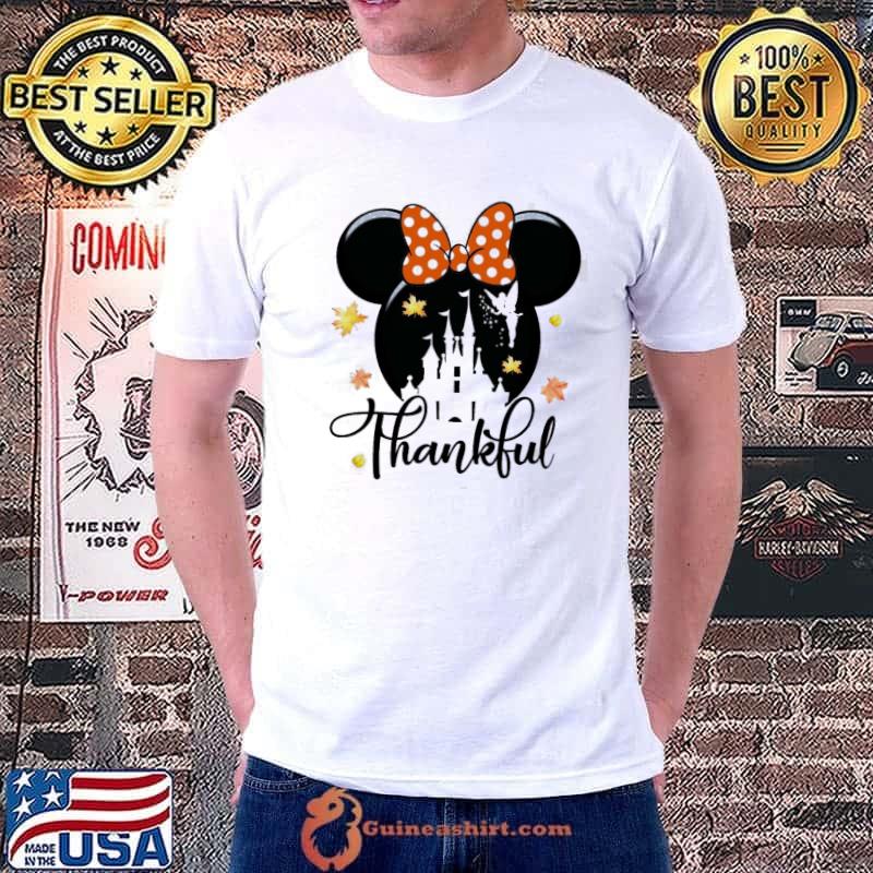 Disney thanksgiving minnie thankful thanksgiving classic shirt