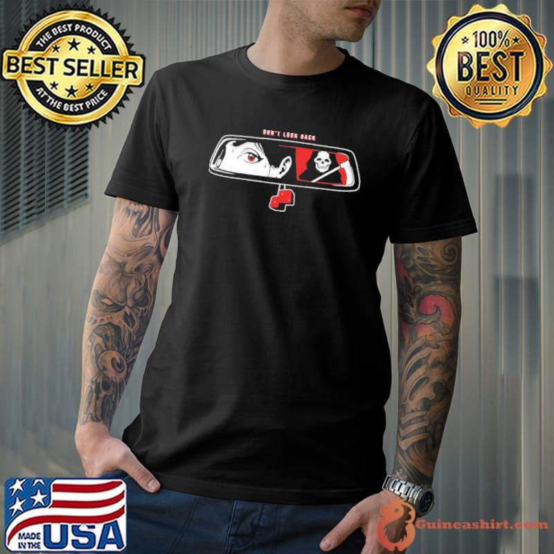 Don't look back creepy ghost halloween art classic shirt