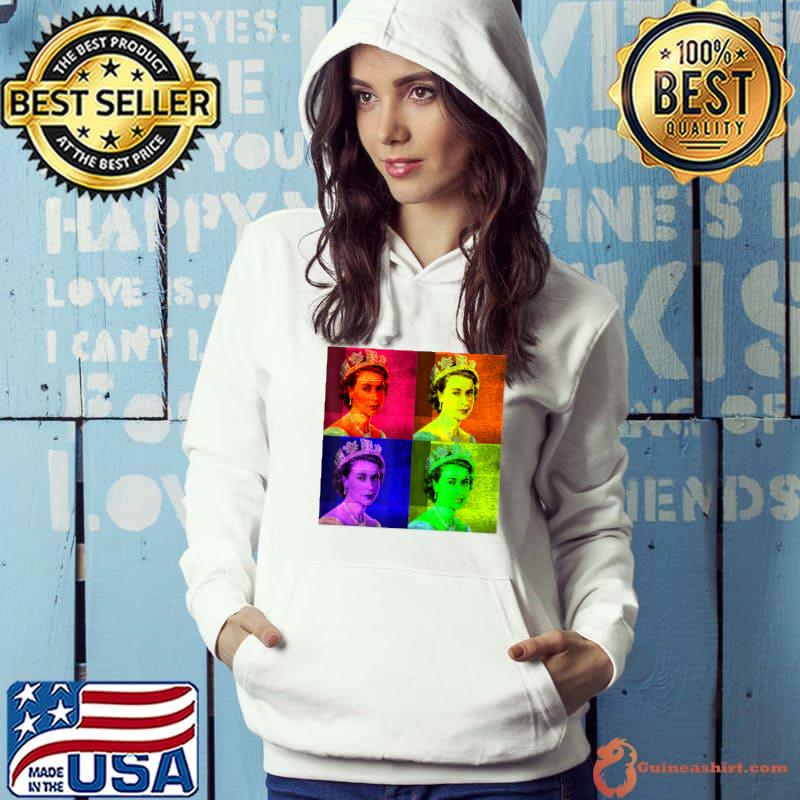Elizabeth II British Jack Meme Colors Film T-Shirt Hoodie