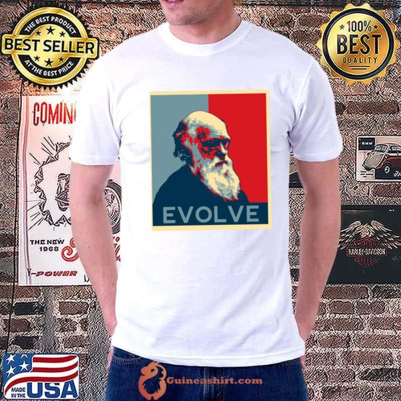 Evolve evolution charles darwin scientistclassic shirt