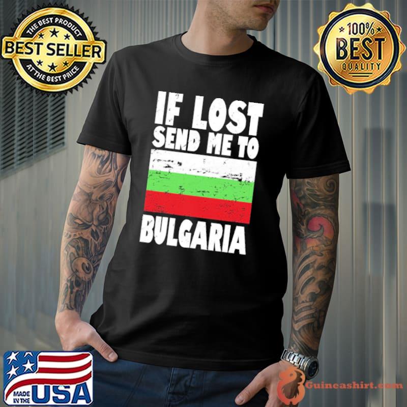 Flag saying Bulgaria design classic shirt