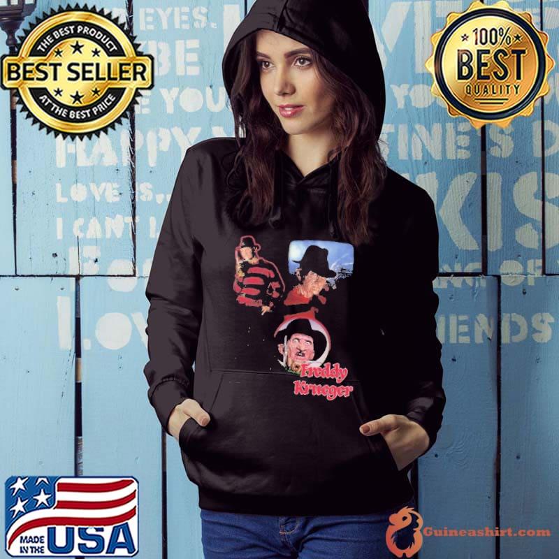 Freddy krueger nightmare on elm street y2k styled horror movie t classic s Hoodie