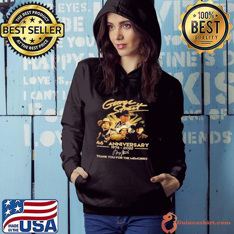 George Strait 46th anniversary thank for memories signatures s Hoodie