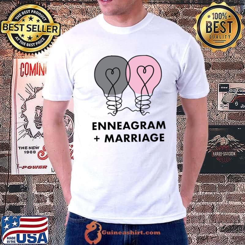 Glow Light Bulbs Enneagram Marriage T-Shirt