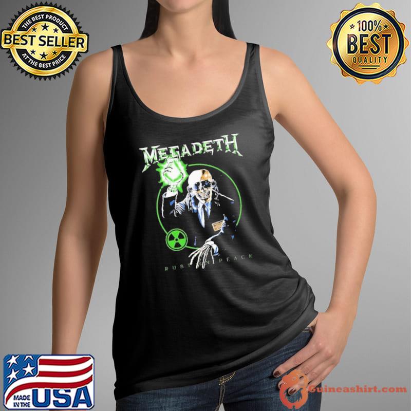 Green lamp rust in peace mega deth rock metal classic s Tank Top