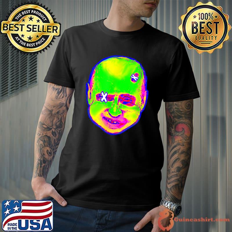 Halloween Putin Clown 1980s Retro Art Ukraine T-Shirt