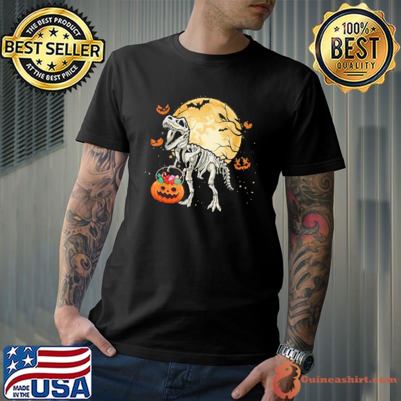 Halloween-TRex-Dinosaur-Skeleton-Scary-Boys-Kids-Teens-T-Shirt_Classic-Shirt_Shirts-1FTET