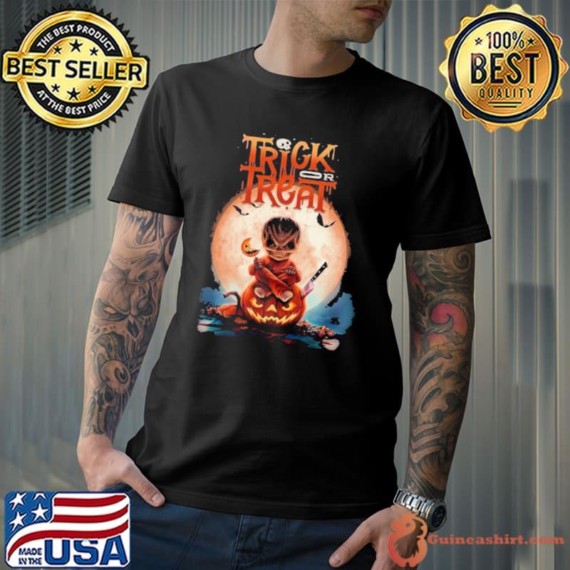 Halloween Trick Or Treat Pumpkin Horror Shirt