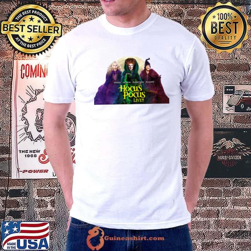 Hocus Pocus Live 2022 Summer Orlando Productions Presents Moon Halloween T-Shirt