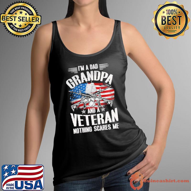 I'm a dad grandpa veteran fathers dad grandpa veteran classic s Tank Top