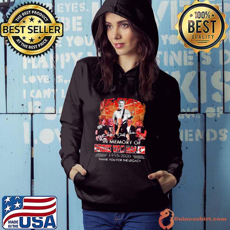 In Memory Of Eddie Van Halen 1955 2020 Thank You For The Legacy hirt Hoodie