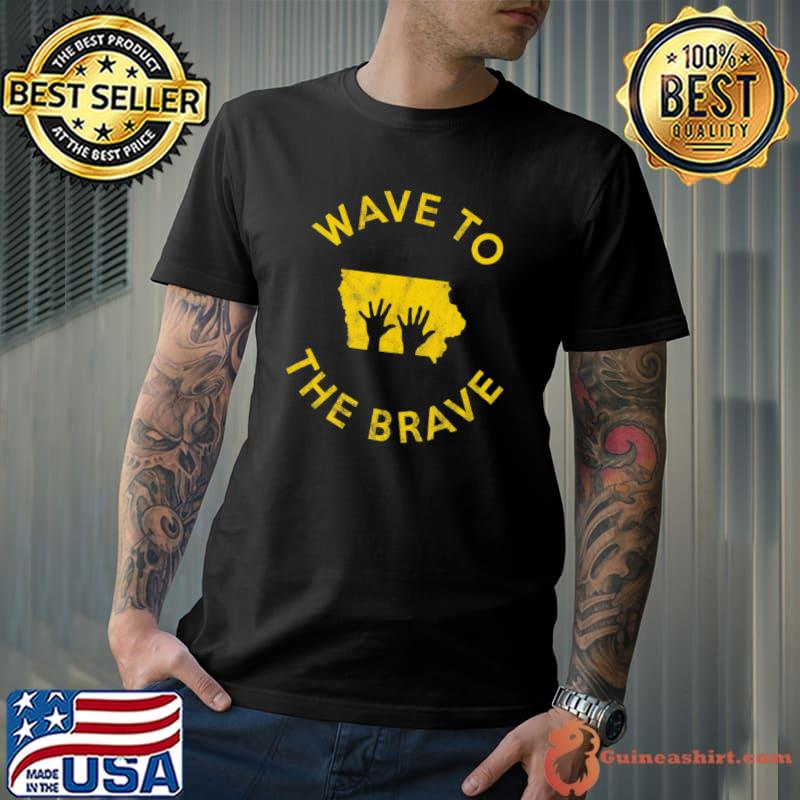 Iowa Wave To The Brave Football Childrens Hospital Classic T-Shirt