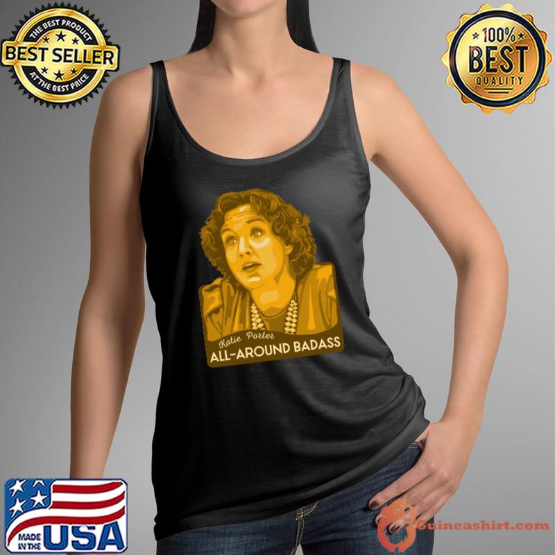 Katie Porter All Around Badass Portrait And Quote T-Shirt Tank Top