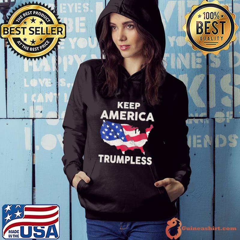 Keep America trumpless 2024 usa flag Donald Trump s Hoodie