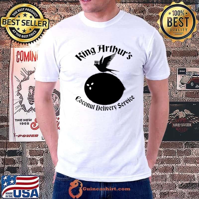 King Arthur's Coconut Delivery Service Bird T-Shirt