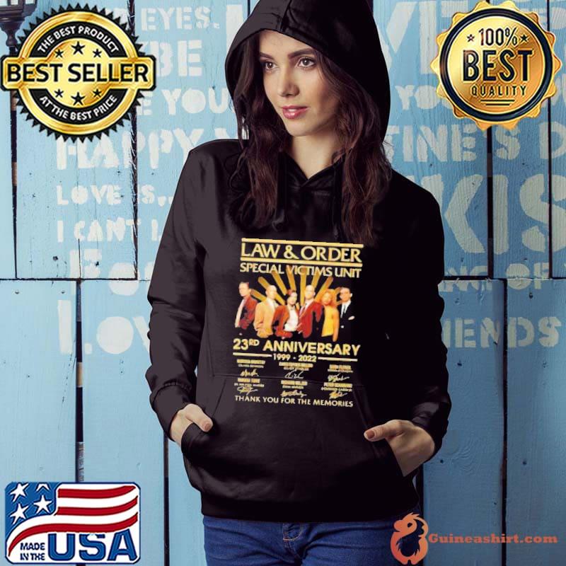 Law order special victims unit 23rd anniversary thank for memories signatures s Hoodie