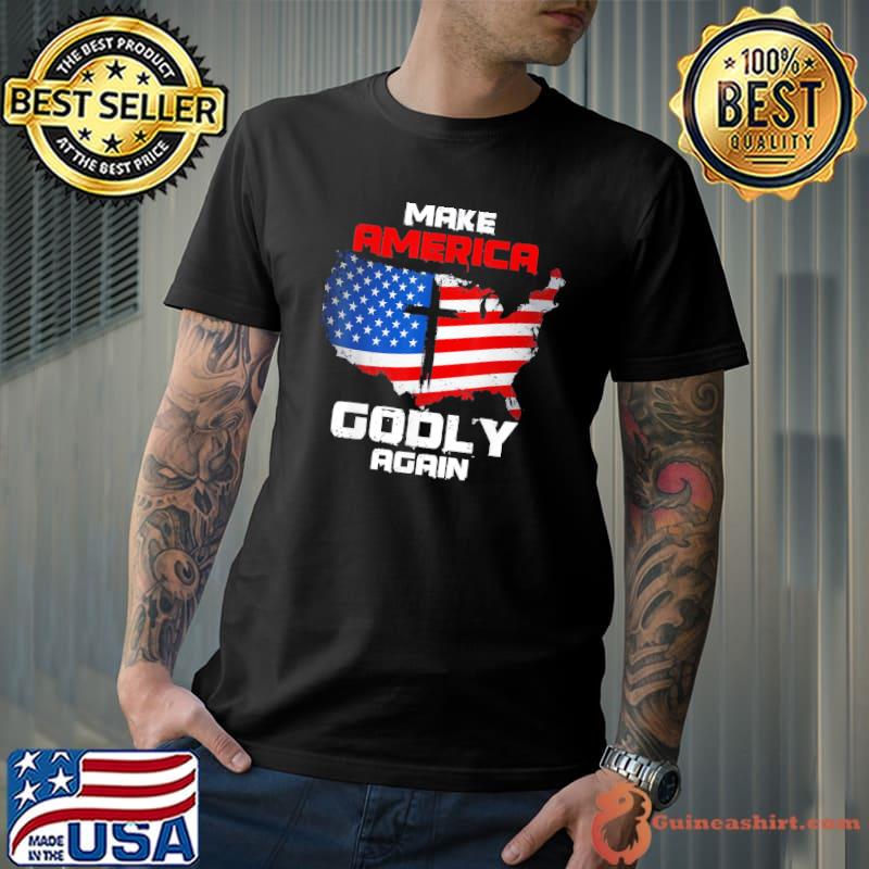 Make America godly again president Trump 2024 election shirt