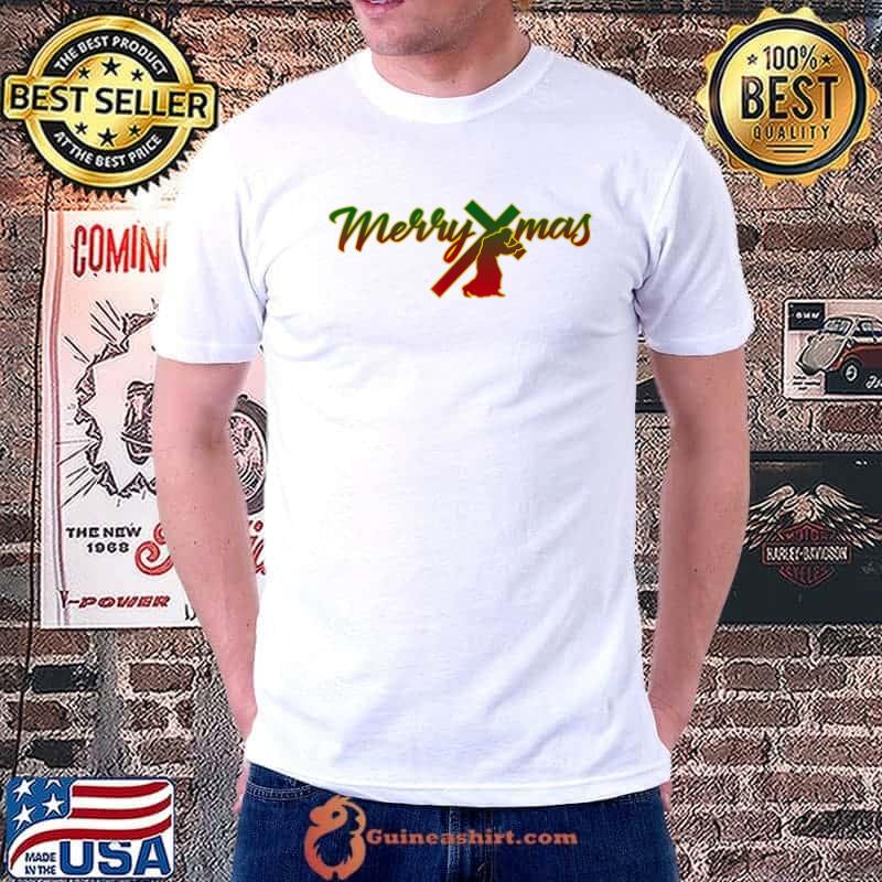 Merry Christmas Jesus Cross Christian T-Shirt Unisex