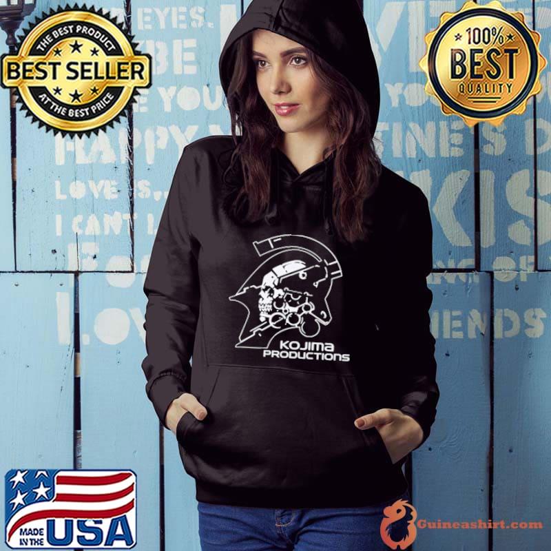 Metal gear solid hideo kojima productions mens navy black gray s Hoodie