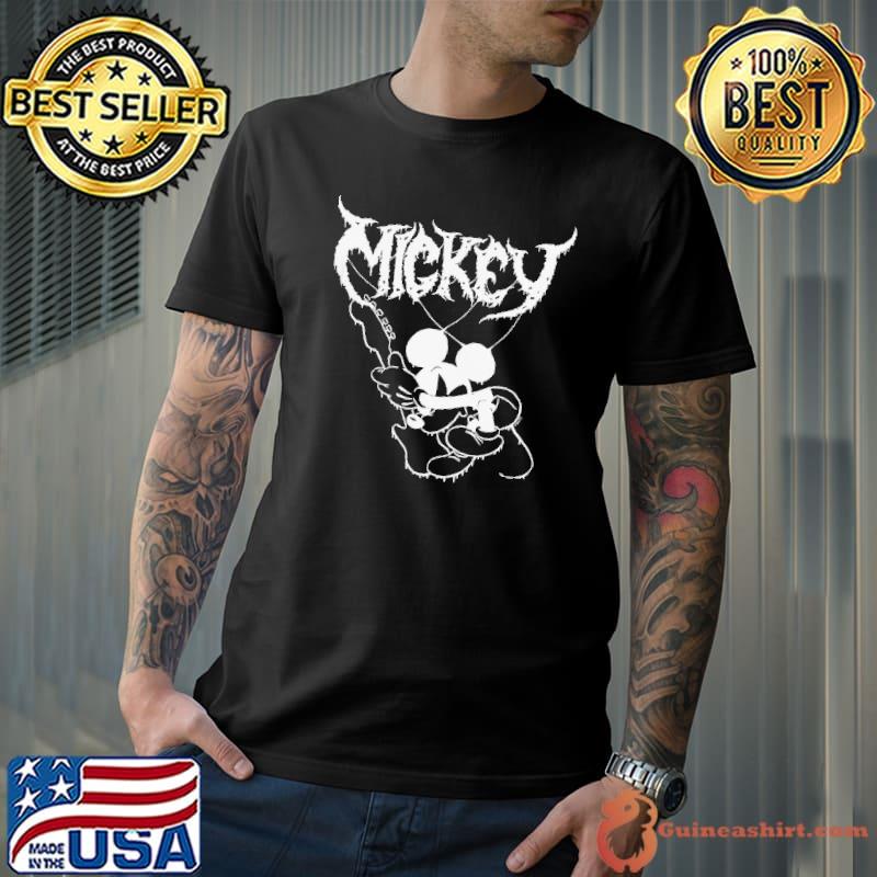 Mickey mouse heavy metal shirt