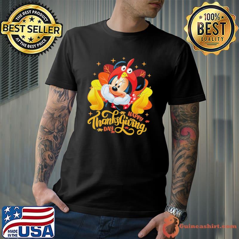 Minnie mouse happy thanksgiving disney thanksgiving classic shirt