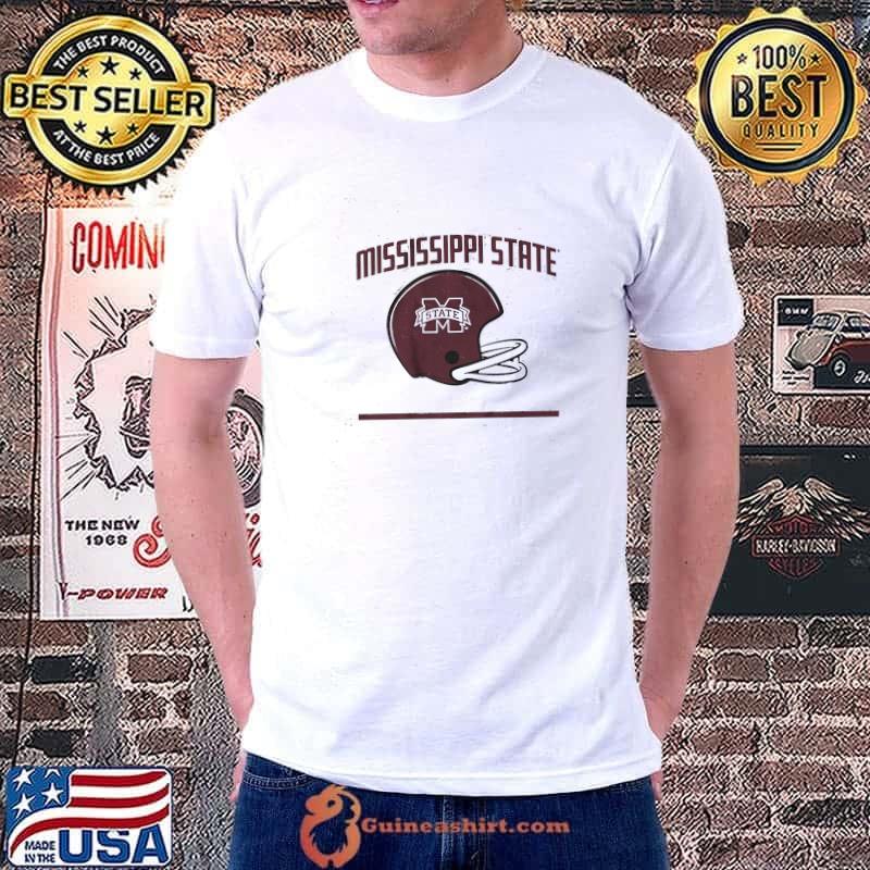 MississippI state vintage Football helmet shirt